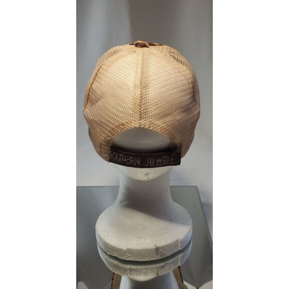 Southern Junkie Game Day Mama Baseball Cap Hat Leopard Mesh Strapback - Picture 2 of 8